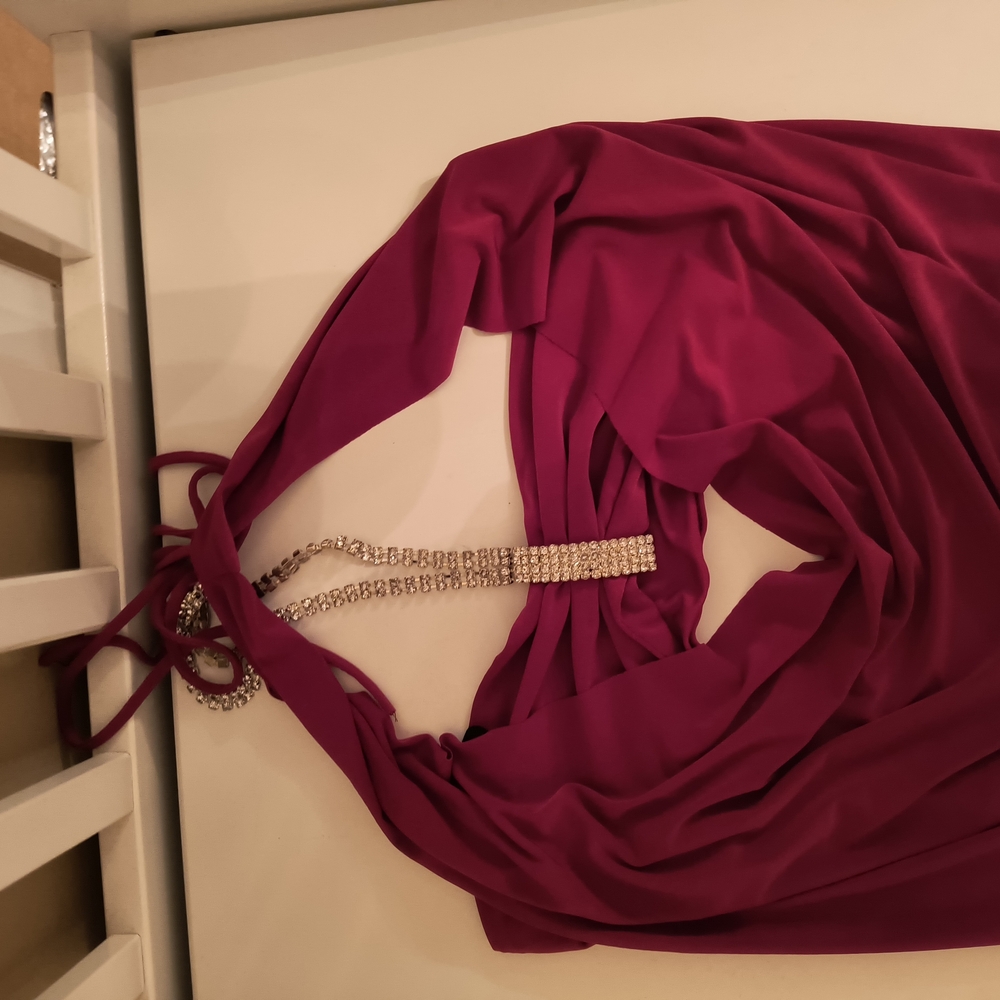 PromGirl Magenta Backless Dress